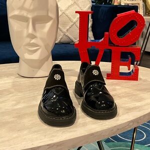 Rieker Black Patent Leather Loafers